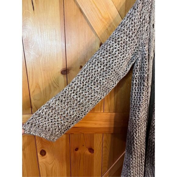 Chico’s Open Front Open Knit Long Cardigan Size 3 / Large (2198) - Picture 2 of 6